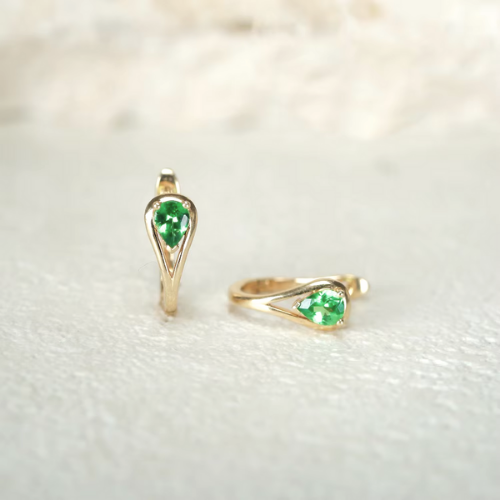 Mini créoles Émeraude