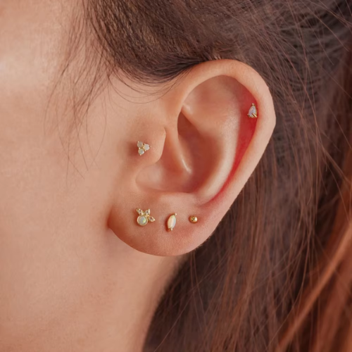 Tiara stud earring