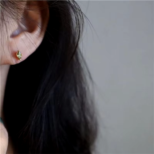 Rhomo chip earrings