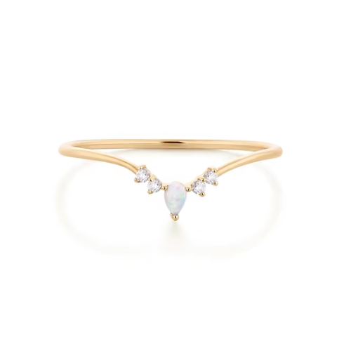 Opalia crown ring